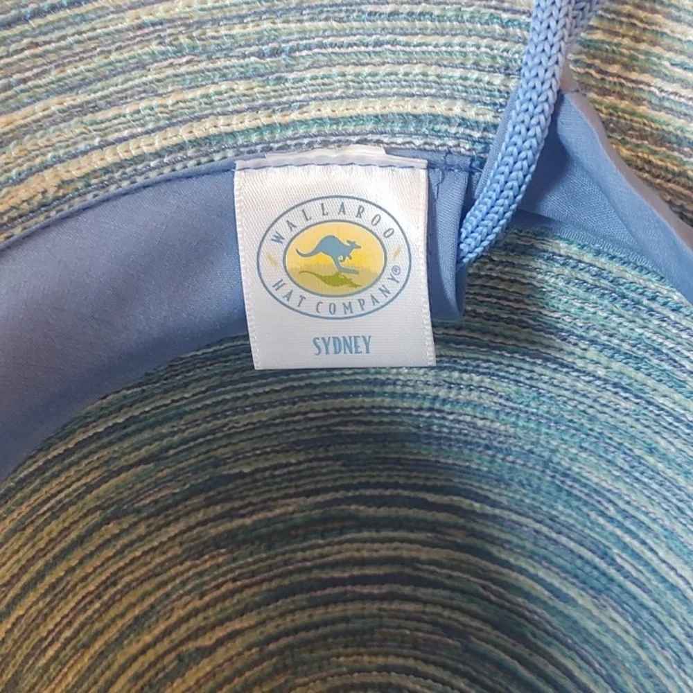 Wallaroo Hat Company | Sydney Sun Hat in Light Blue Never Worn - Picture 2 of 10